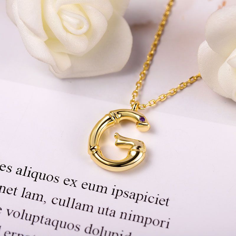 G deals name necklace